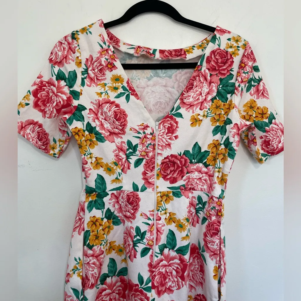 ASOS DESIGN Wiggle Mini Dress Floral Print Size 2 NWT - Image 7