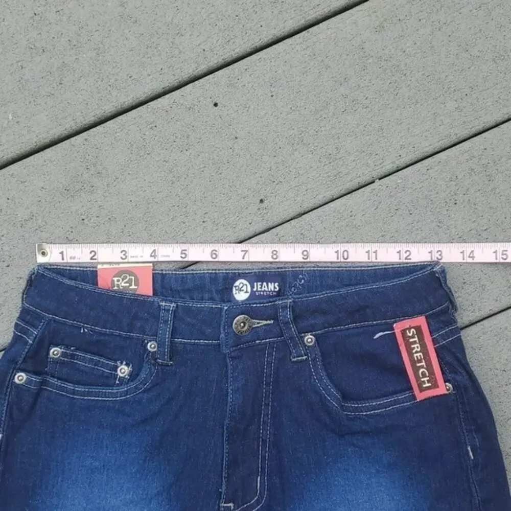 NWT R21 | Rue 21 High Waisted Stretch Size 7 Jean Shorts with 3in Inseam - Image 8