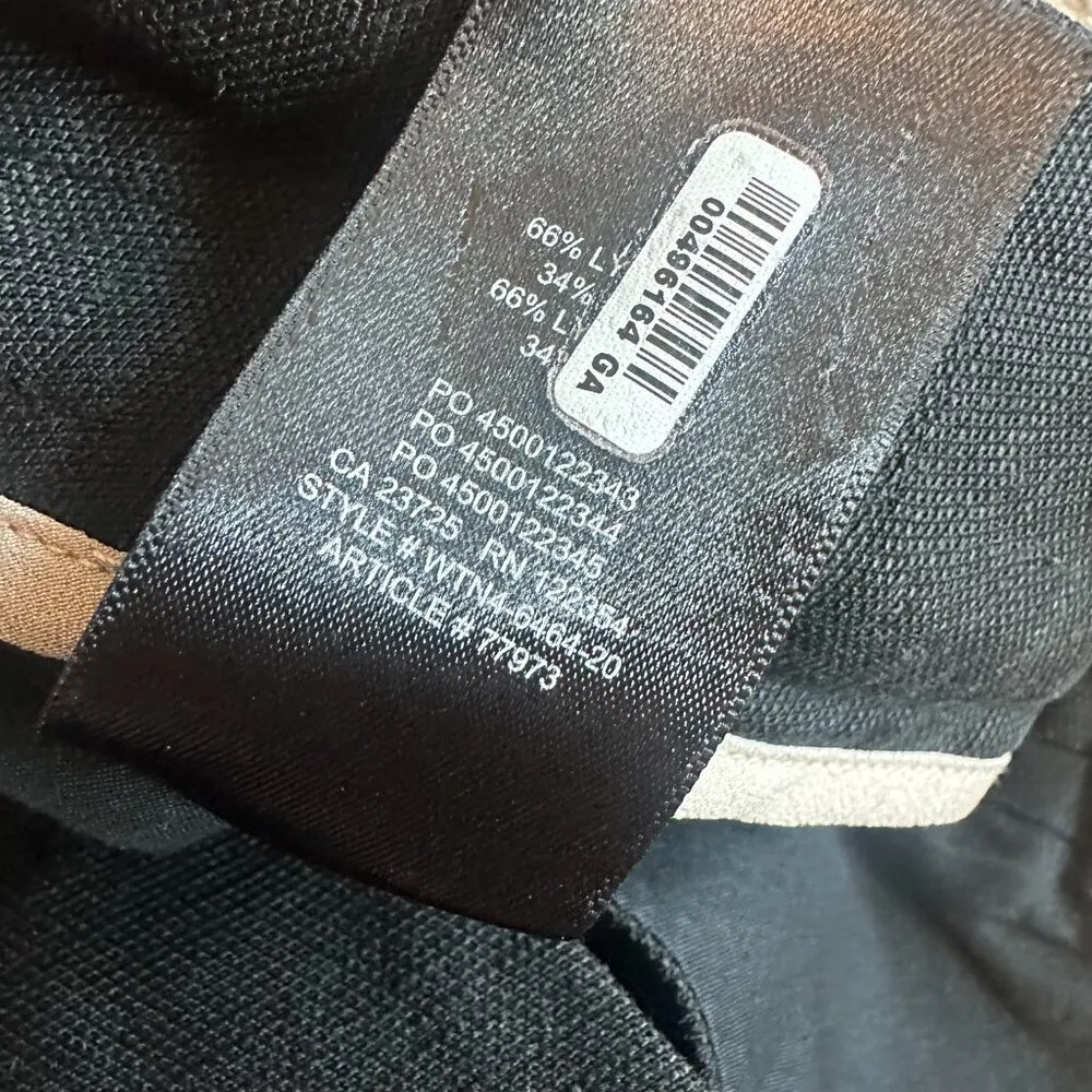 Wilfred Aritzia Black Cropped Length Linen Blend Slacks Pants Size 4 Women's - Image 11