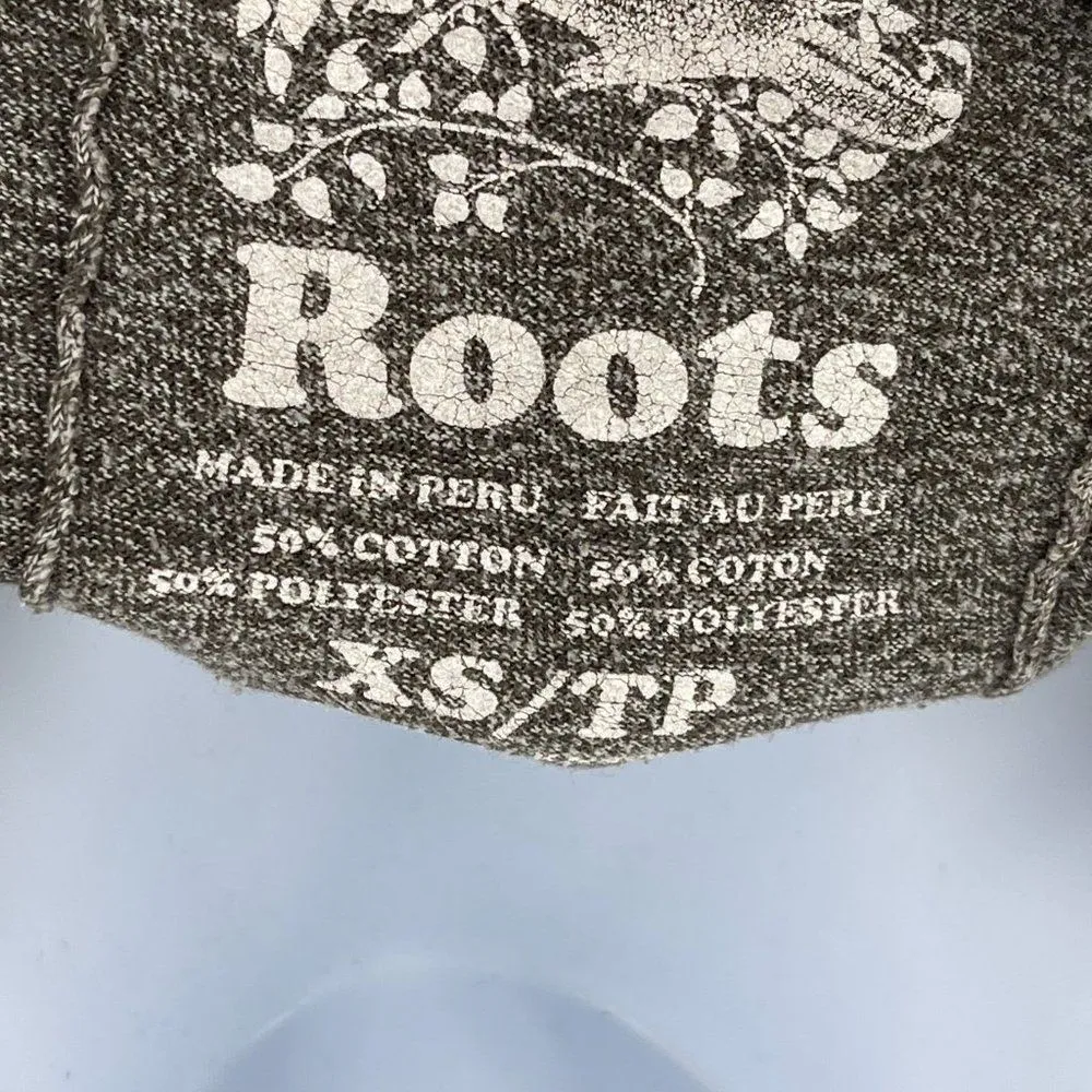 Roots Canada Marled Long Sleeve Shirt Sweatshirt Pullover Top XS - Image 93