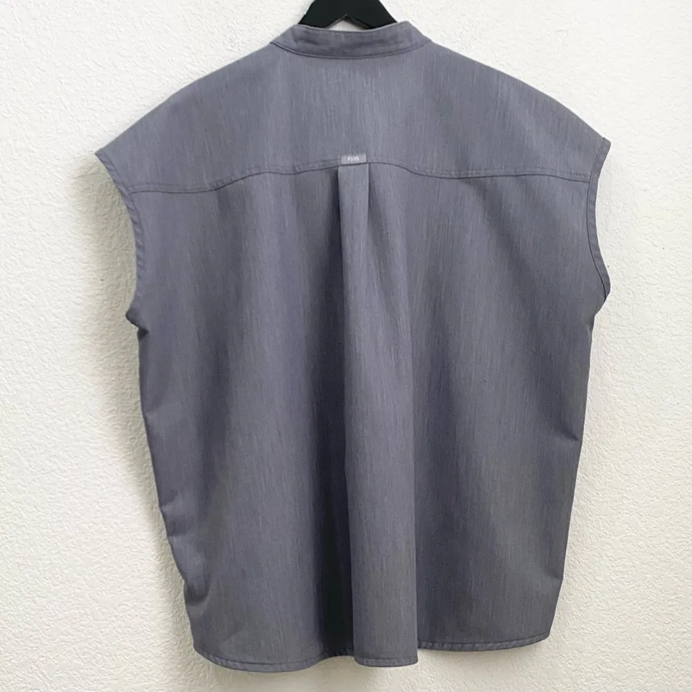 WXXSW1003 Graphite “Rafaela” Oversized Scrub Top Size XL - Image 3