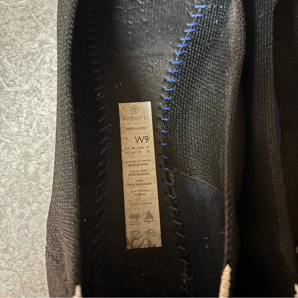 Rothy’s Round Toe Preppy Comfort Career Office Minimalist Ballet Flats W9 - Image 6