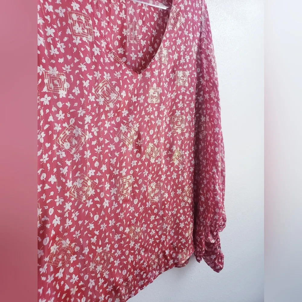 Vici Floral Long Sleeve Blouse - Image 4