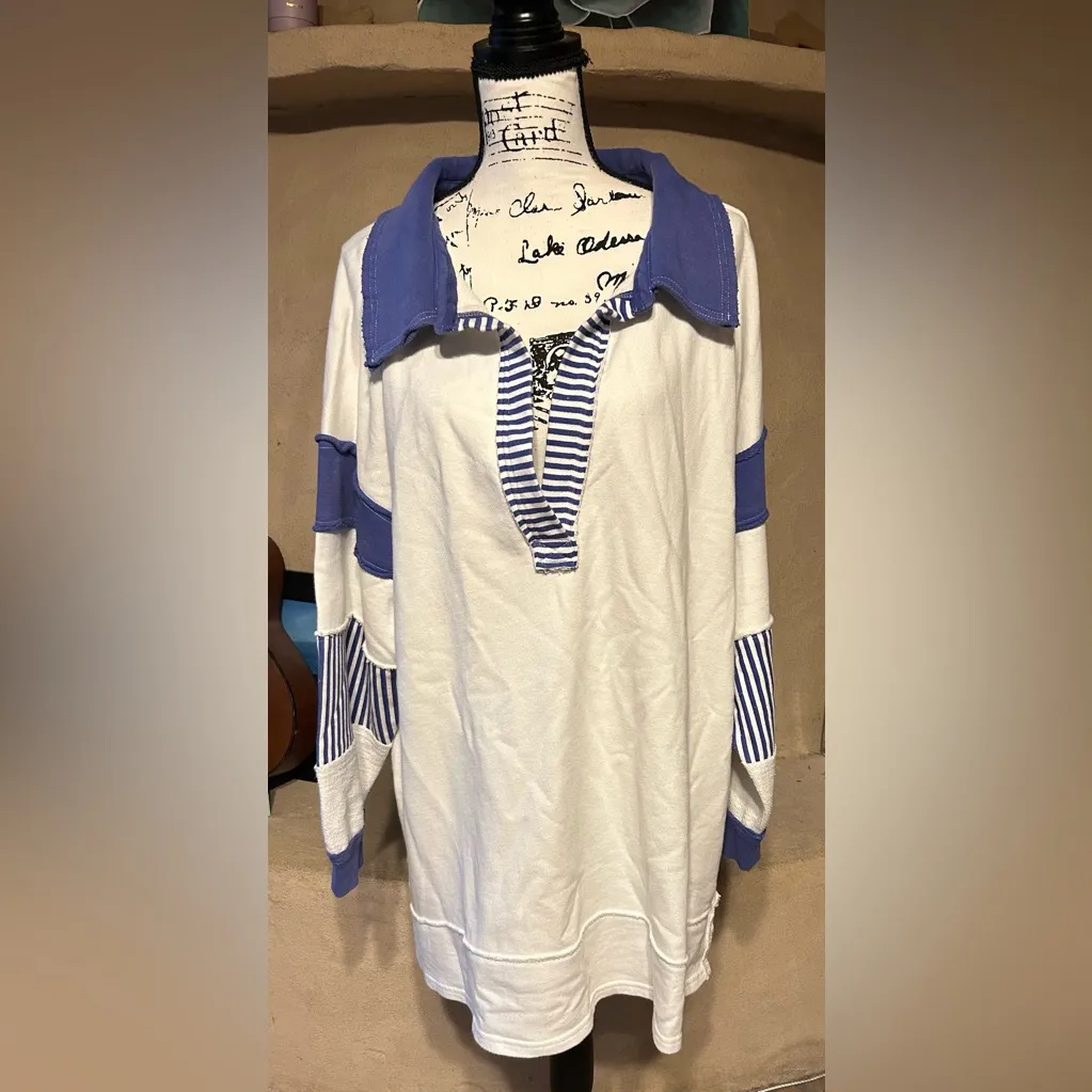 Free People We The Free Clean Prep Polo NWOT - Image 5