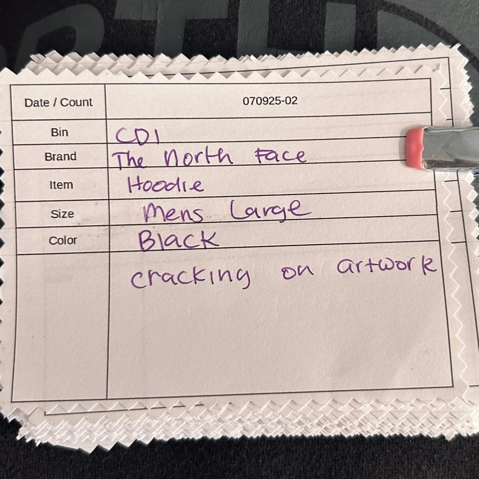 The North Face Fleece Lined Hoodie Black‎ Large - Image 11