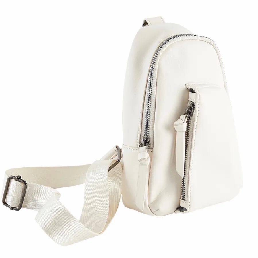 Summer & Rose Crossbody Cream Bag - Image 7