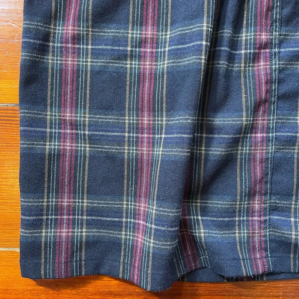Buckle Bebop Plaid Paperbag Mini Skirt - Size Small - Image 8