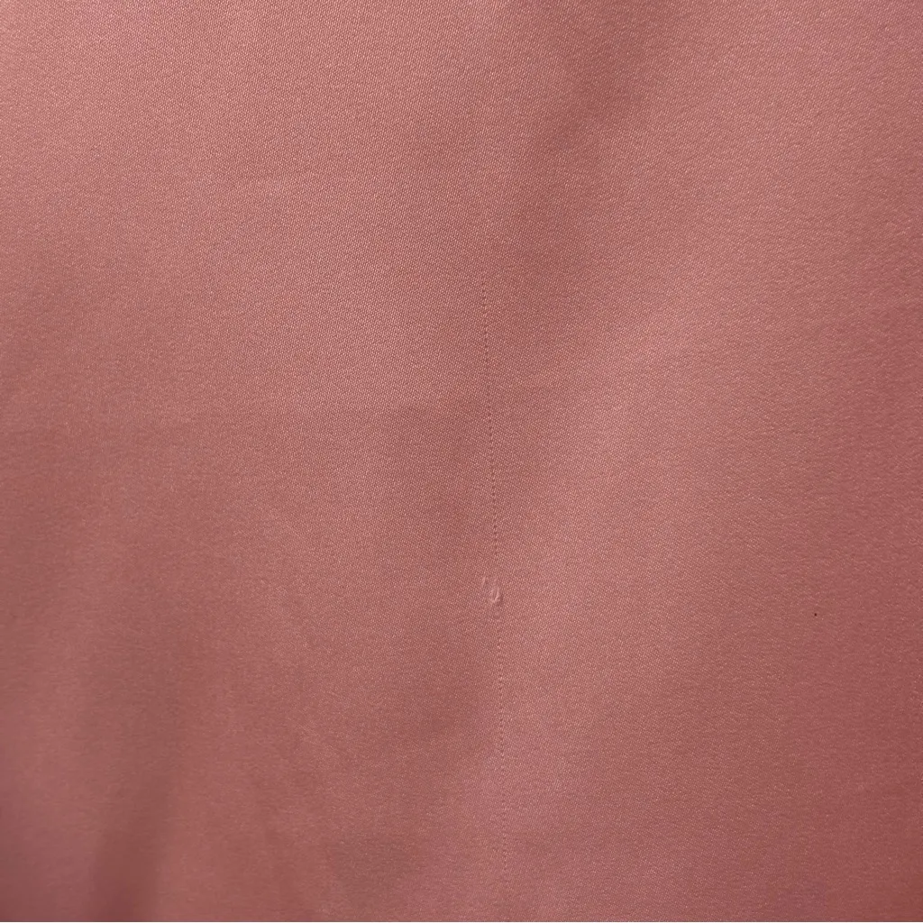 Vintage Katsy Lingerie Black Lace Pink Slip Dress Sz S - Image 7