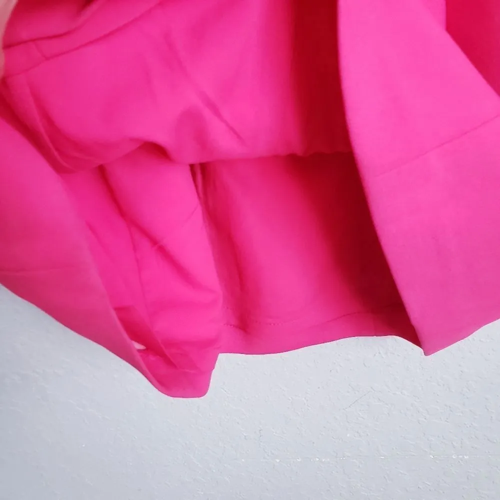 Eliza J Barbie Pink Cold Shoulder Crepe Sheath Dress‎ - Image 9