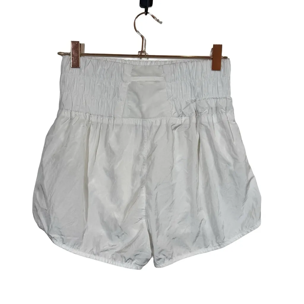 Free People FP Movement The Way Home Athletic High Rise Shorts in White - Image 6