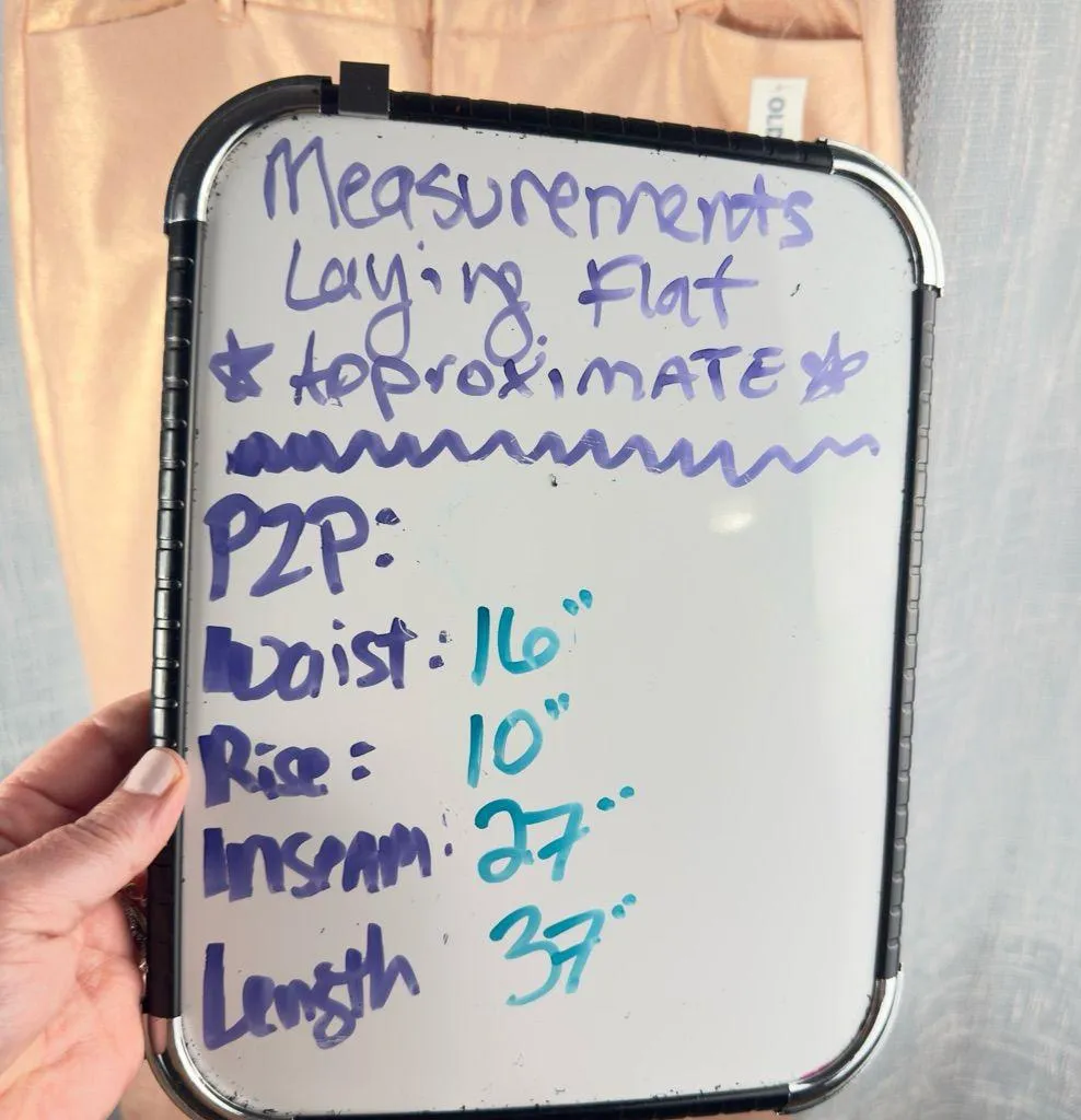 Old Navy Foil Rose Gold Pixie Pants size 10- NWT - Image 2