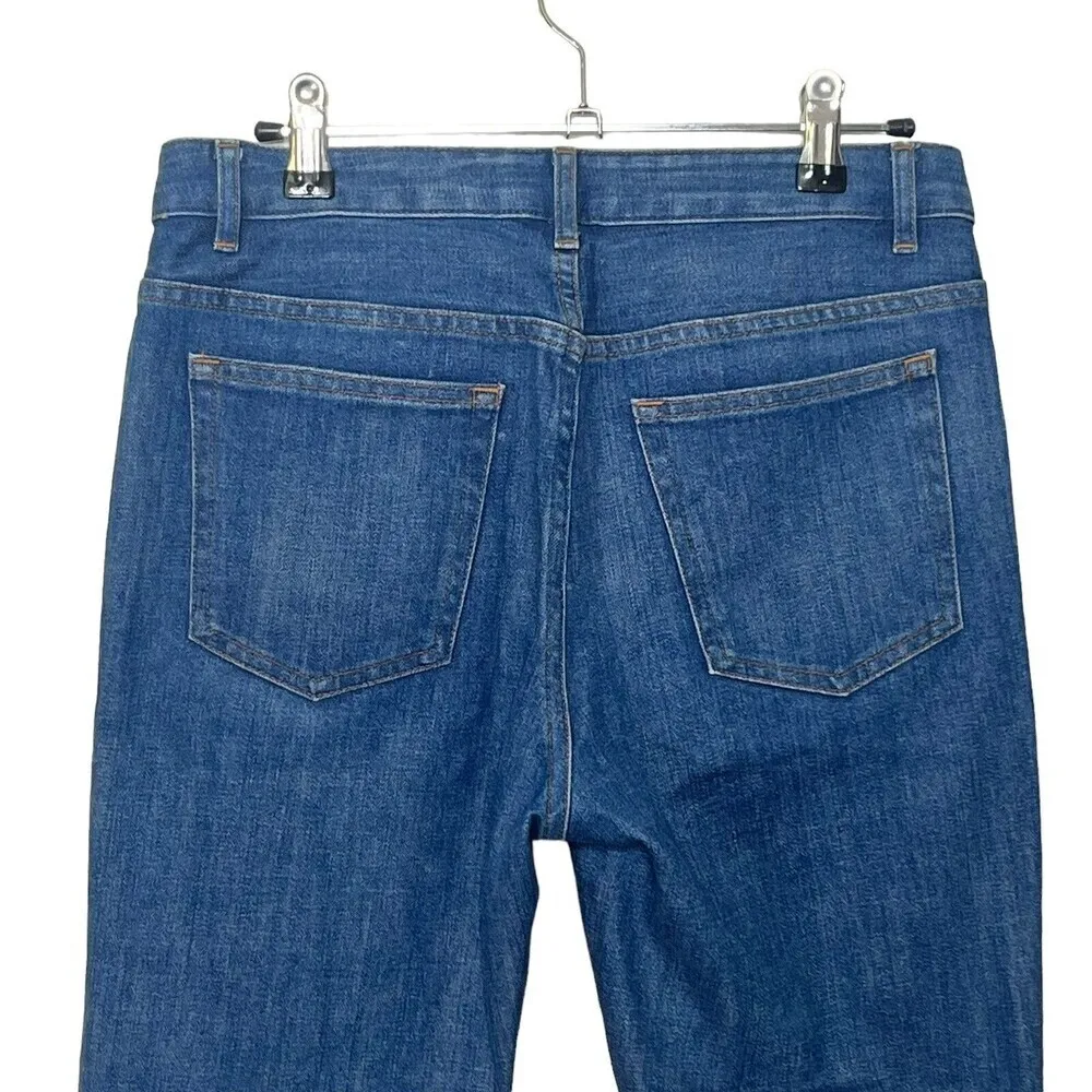 A.P.C. Jean High Standard Women’s Size 26 Medium Wash Mid Rise Skinny Stretch Blue - Image 5