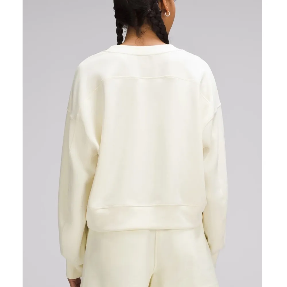 Lululemon Perfectly Oversized Crop Crew Softstreme Sweatshirt Sundance 10 NWT - Image 2