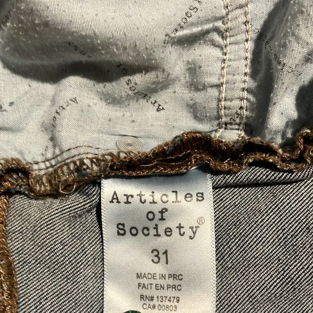Article of Society raw hem legs straight - Image 6