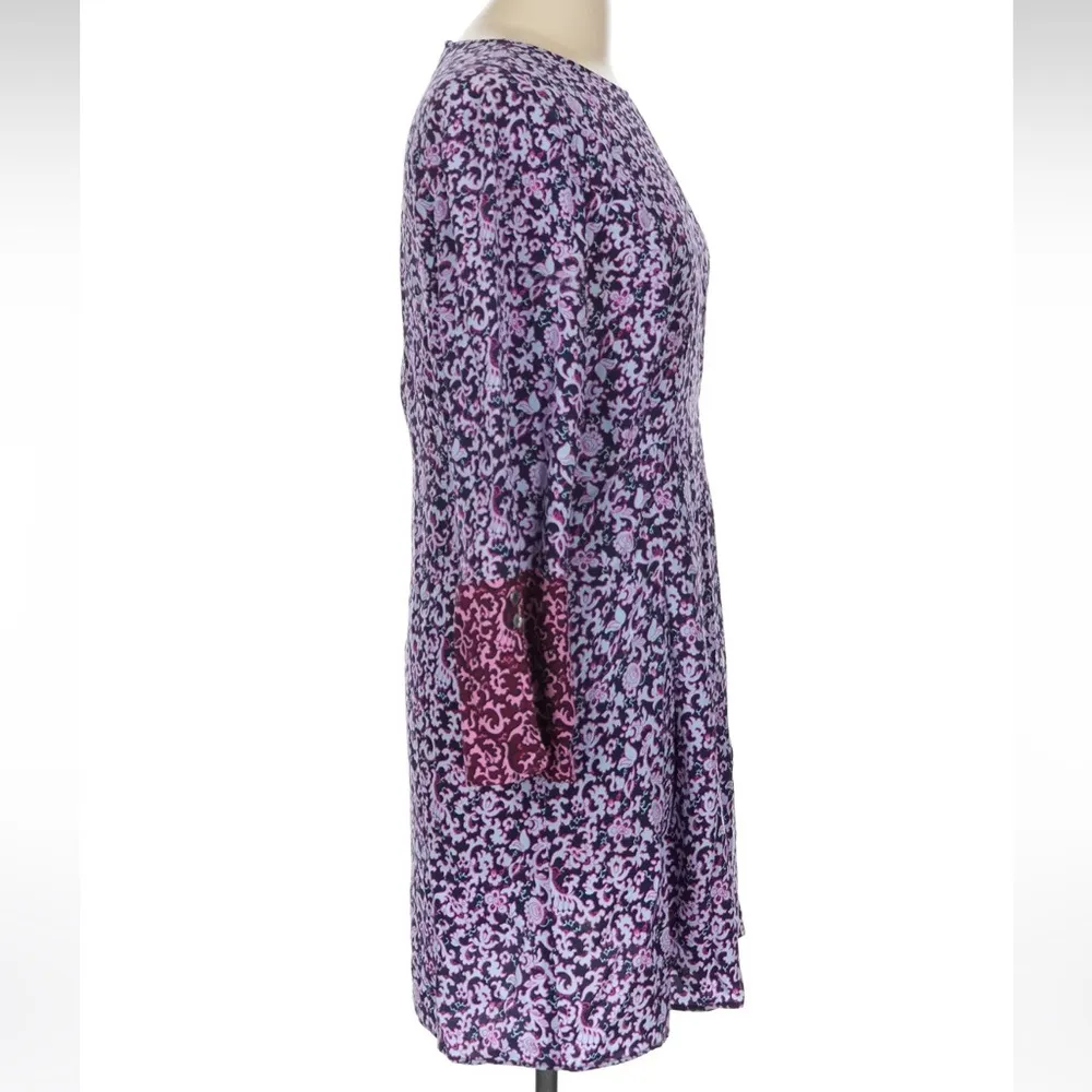 Derek Lam 10 Crosby Rocco Printed Shift Dress Women’s Size 10 Medium M - Image 3