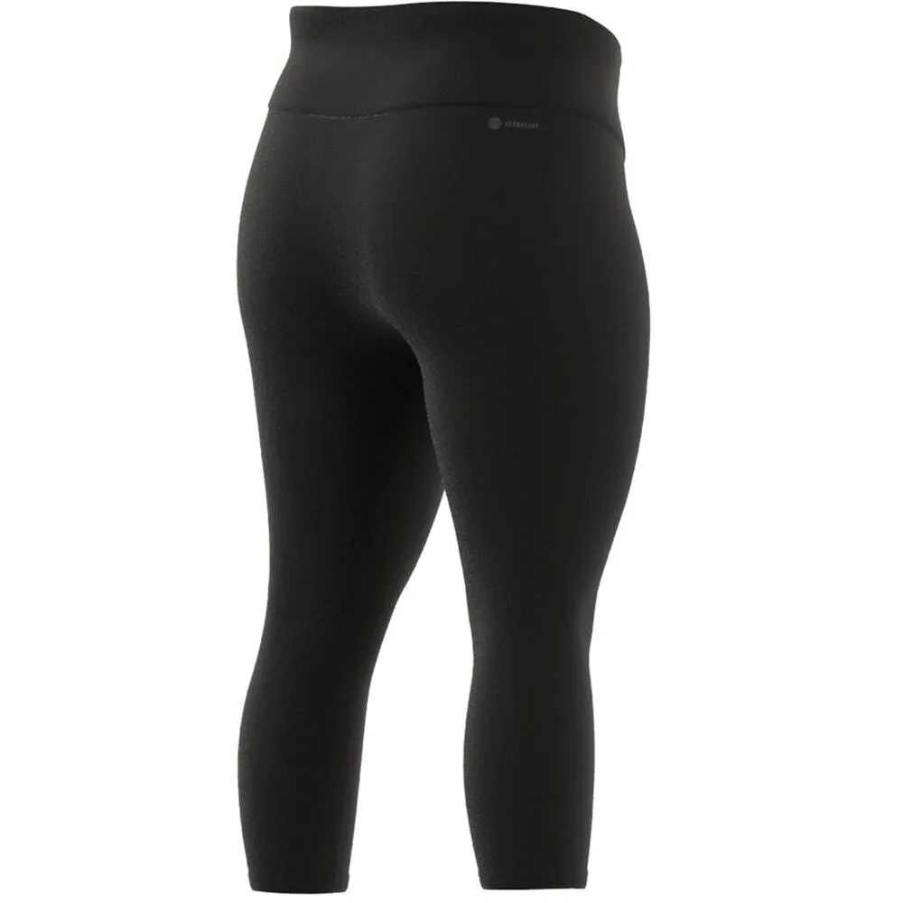 NEW Adidas Leggings Plus Size 7/8 Length Black Running Workout Womens Size 1X - Image 3