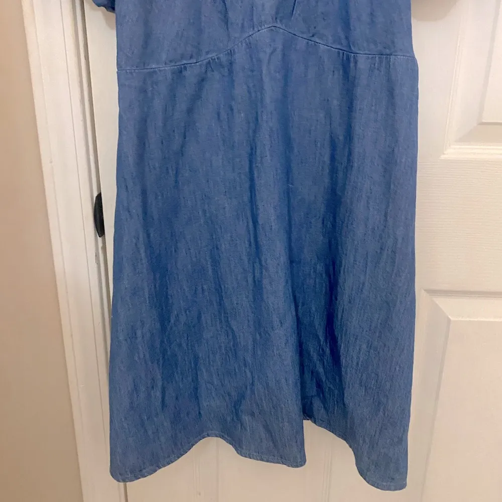 NWT!!   Puff Sleeve Denim Mini Swing Dress - Image 8