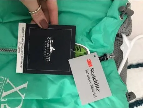 Charles River Apparel Chi Omega Rain Jacket - Image 4