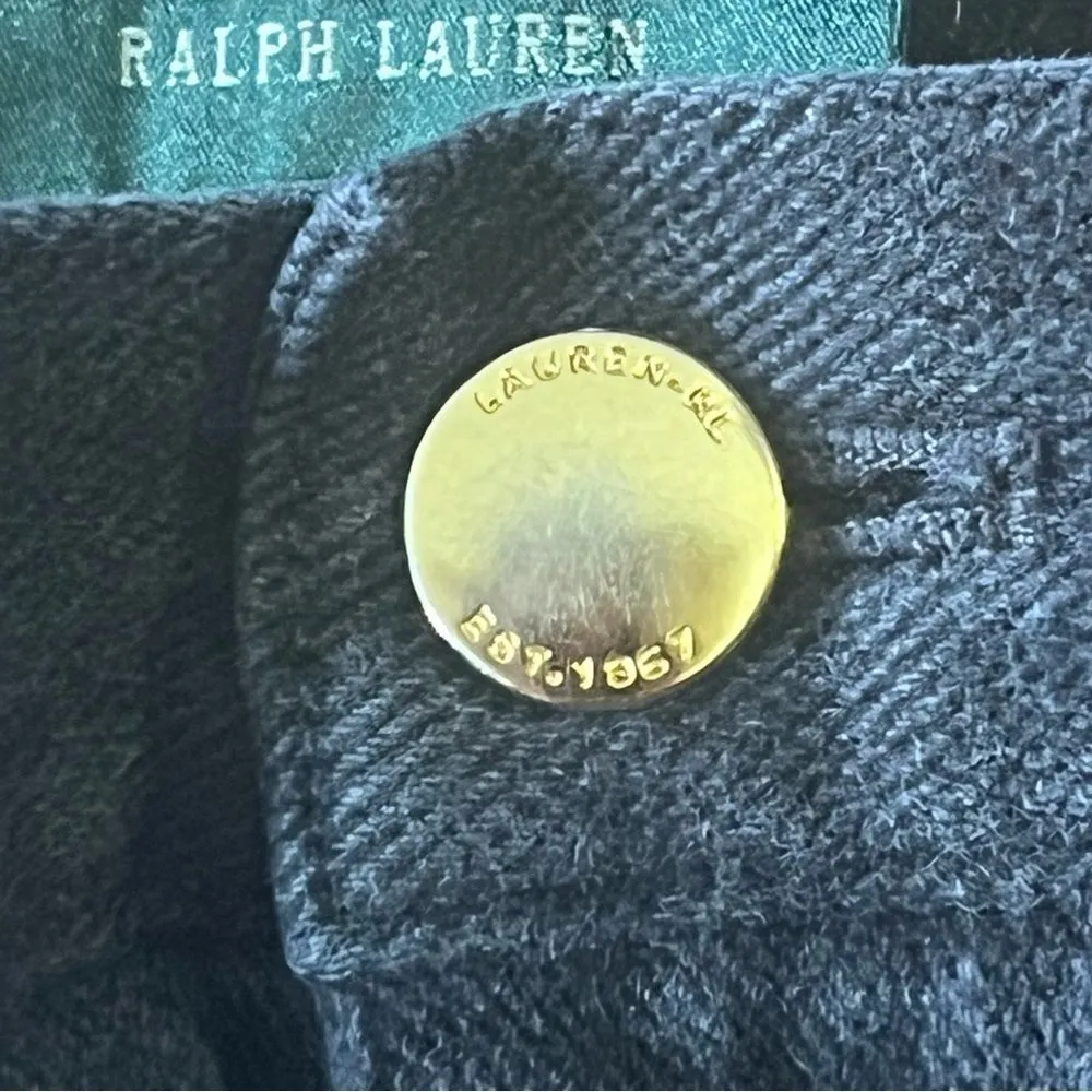 Lauren Ralph Lauren LRL Jeans Mom High Rise Tapered Dark Wash Ladies - Image 6