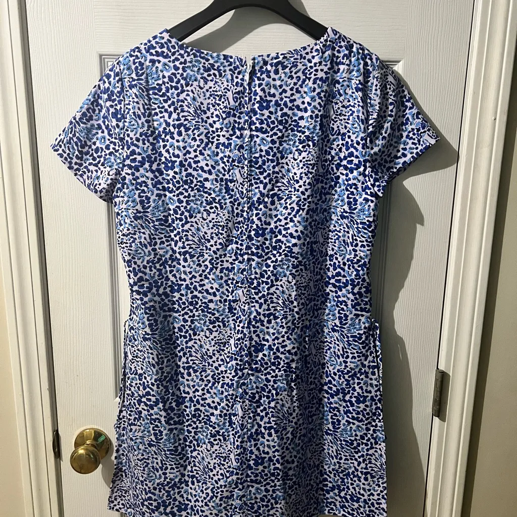 Lilly Pulitzer Blue and White romper dress - Image 3