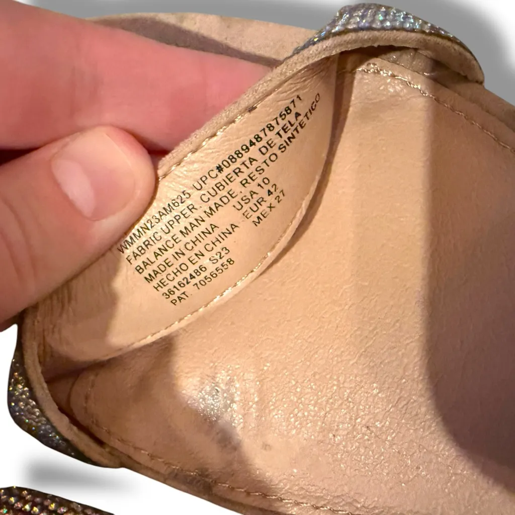 Madden NYC‎ Lillie City Bling Ankle Strap Block Heel Sandals Sz 10 - Image 8