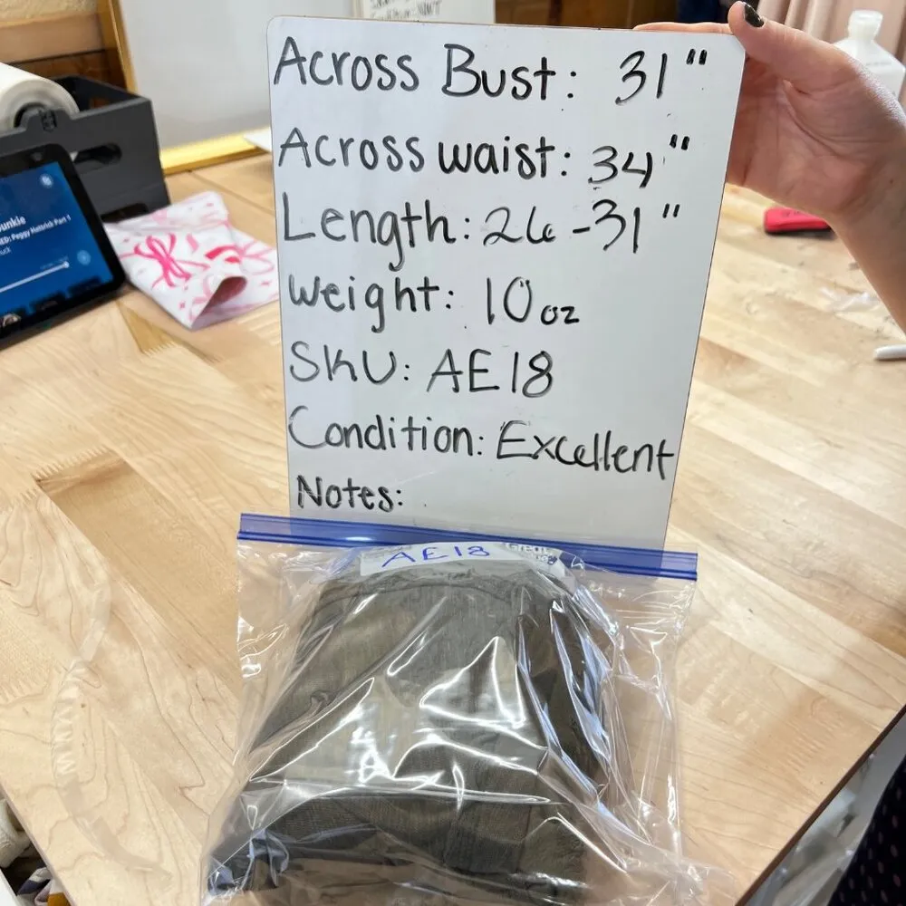 Free People Aster High-Low Henley Tunic Top Size XS Olive Green Linen Blend - Image 9