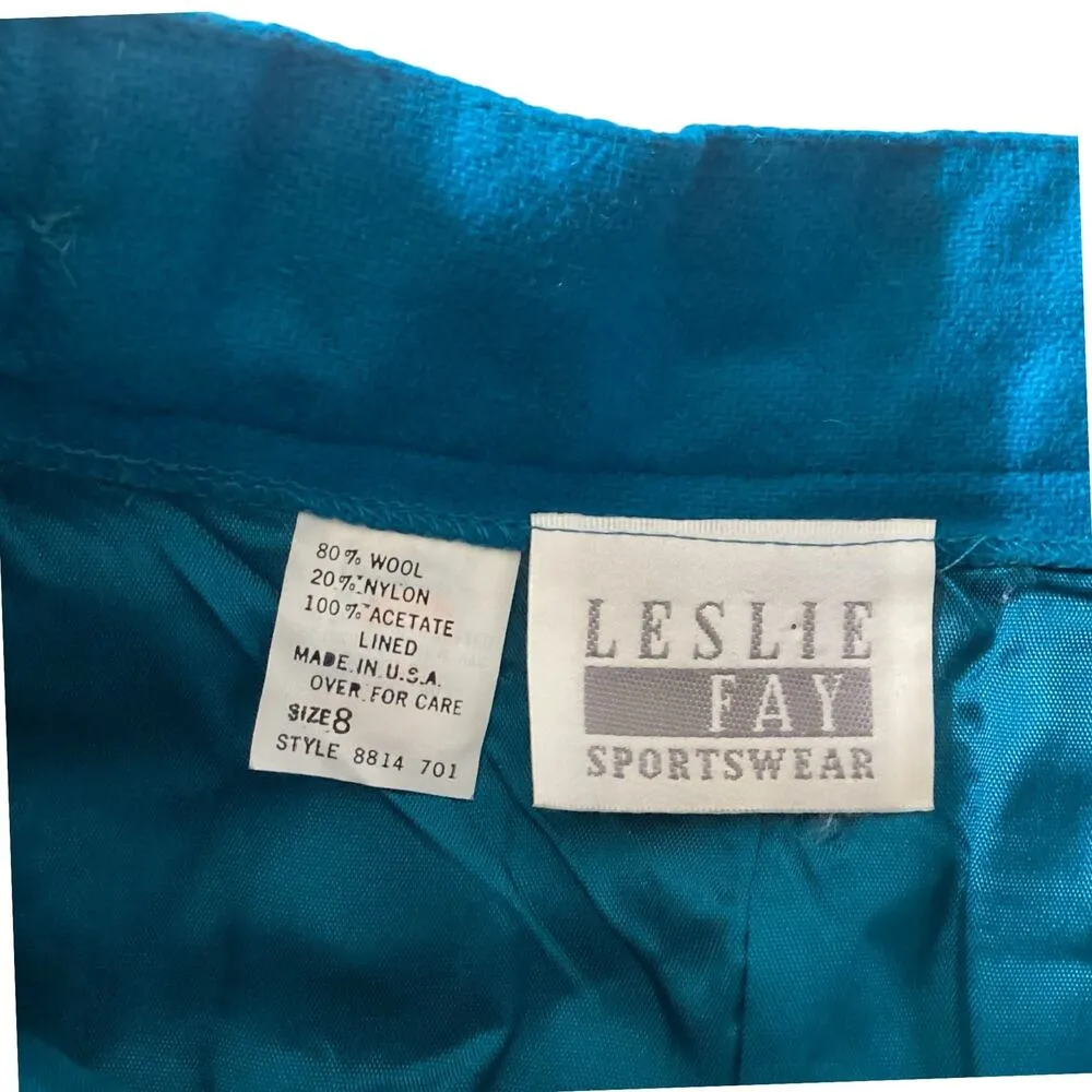 Leslie Fay Wool Blend Skirt Set - Image 12