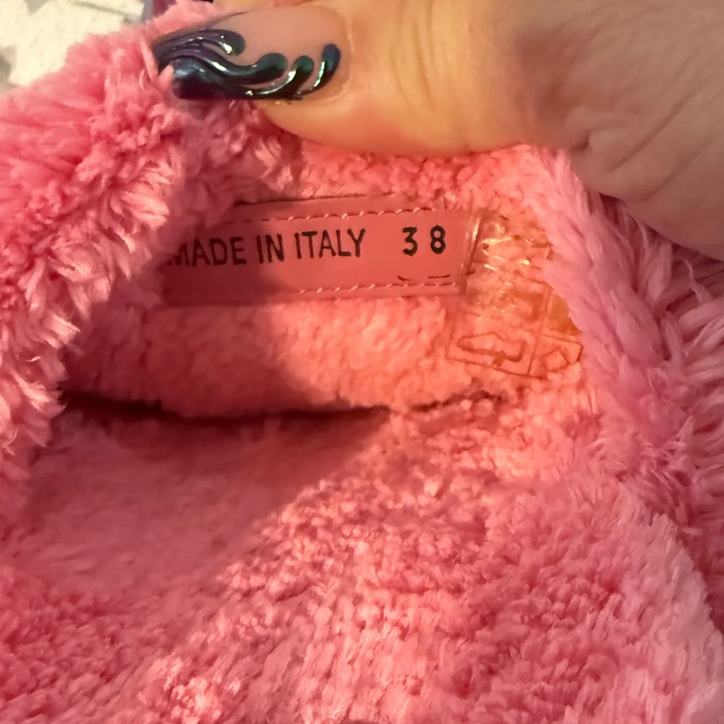 Prada Terrycloth Logo Embroidered Slide Sandals - Image 5