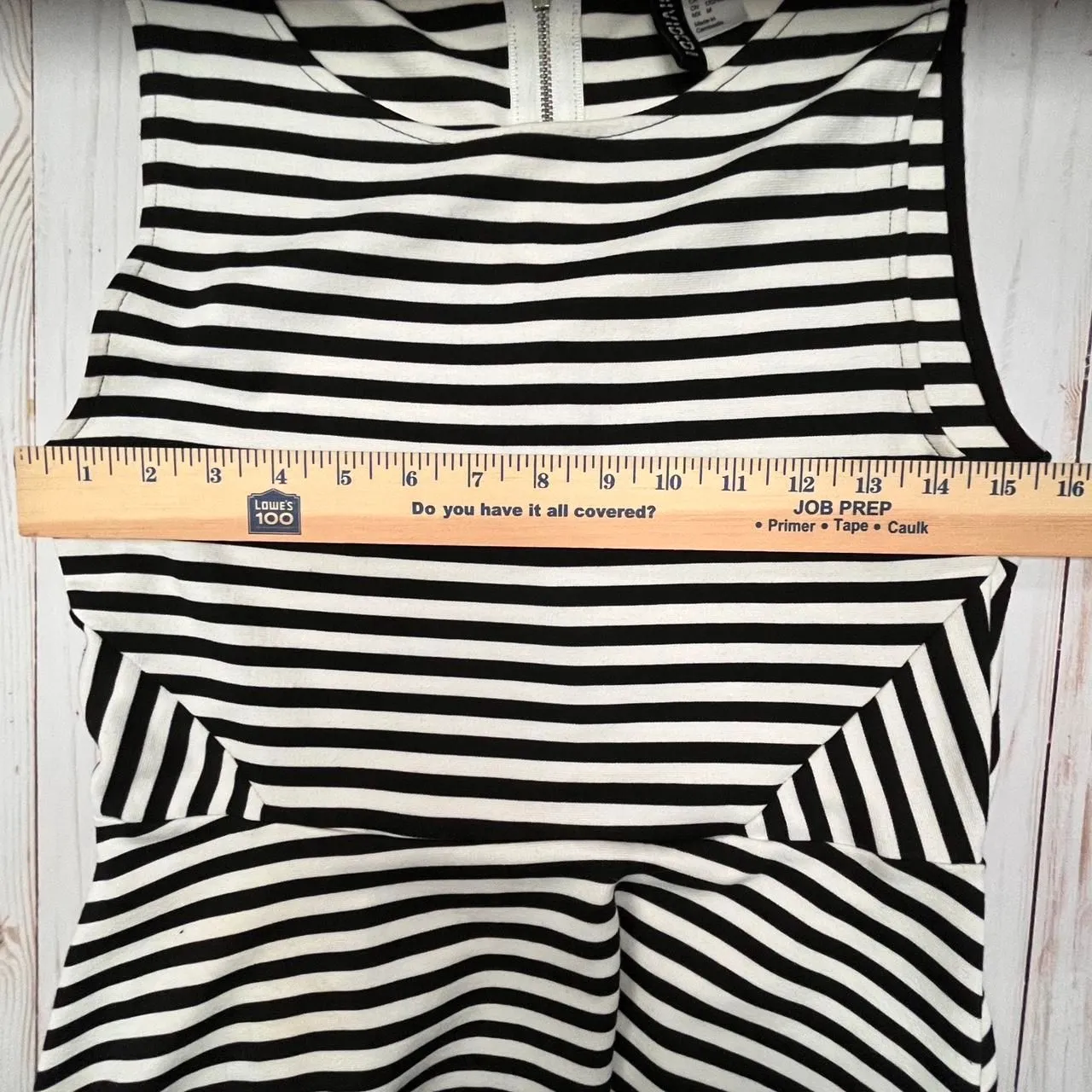 H&M H-m-plus Women's Black and White Dress - Image 4