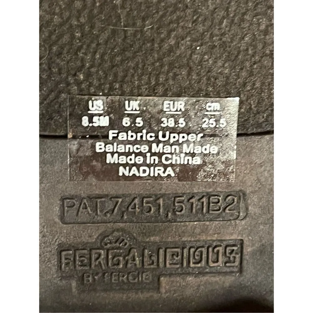 FERGALICIOUS Fergie NADIRA FAUX LEATHER Side-Zip HARNESS STRAP Bootie 8.5M - Image 8