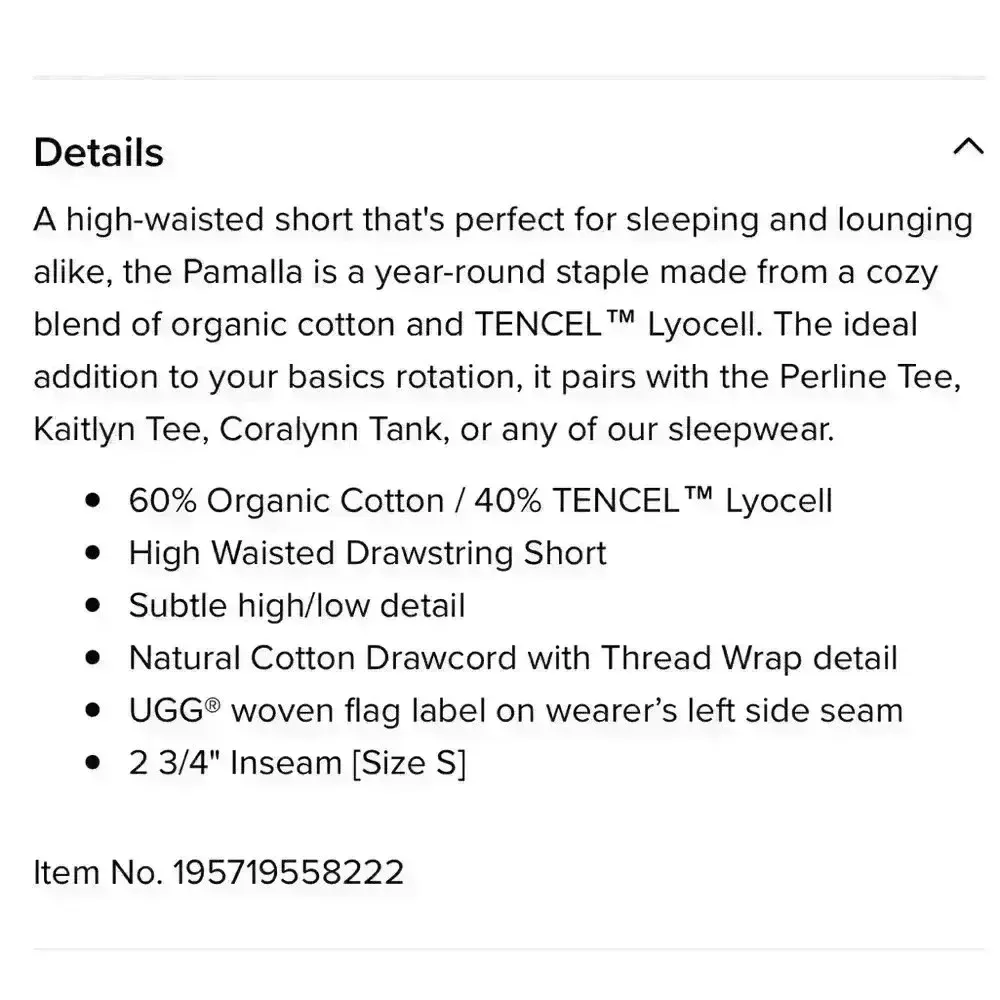 UGG  Pamalla Short - Image 2