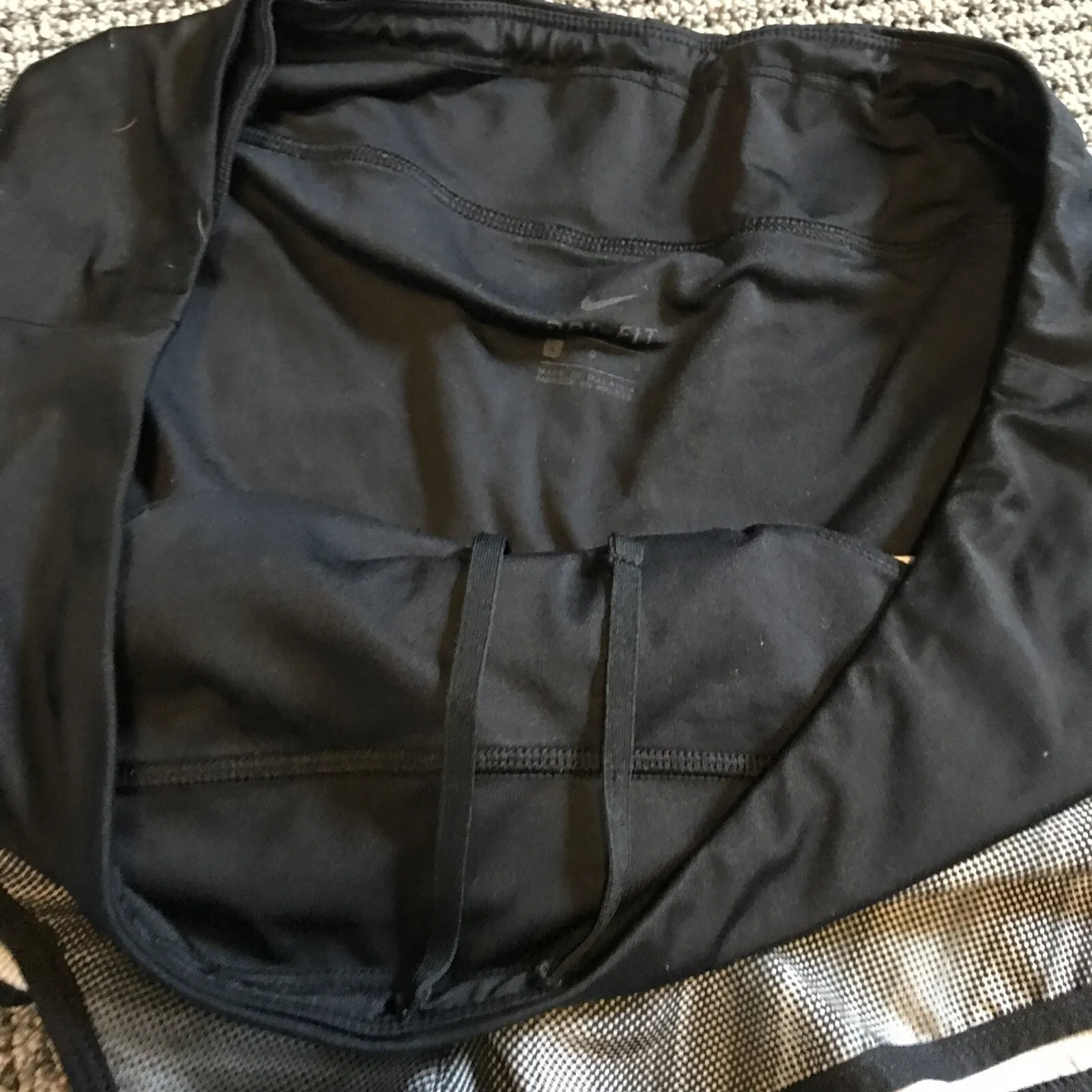 Nike Womens Athletic Shorts Black Large - Image 3