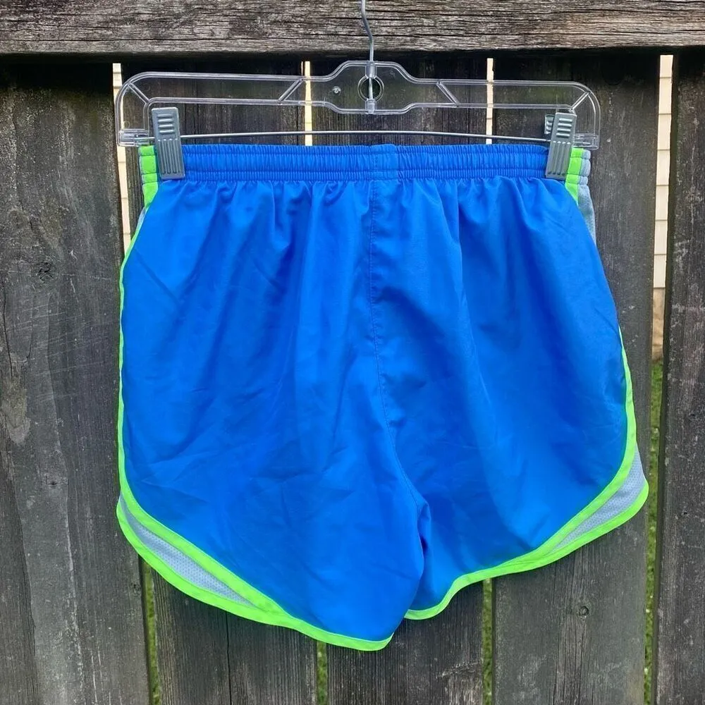 Nike Neon Blue Green Dri-fit‎ Lined Shorts | S - Image 4