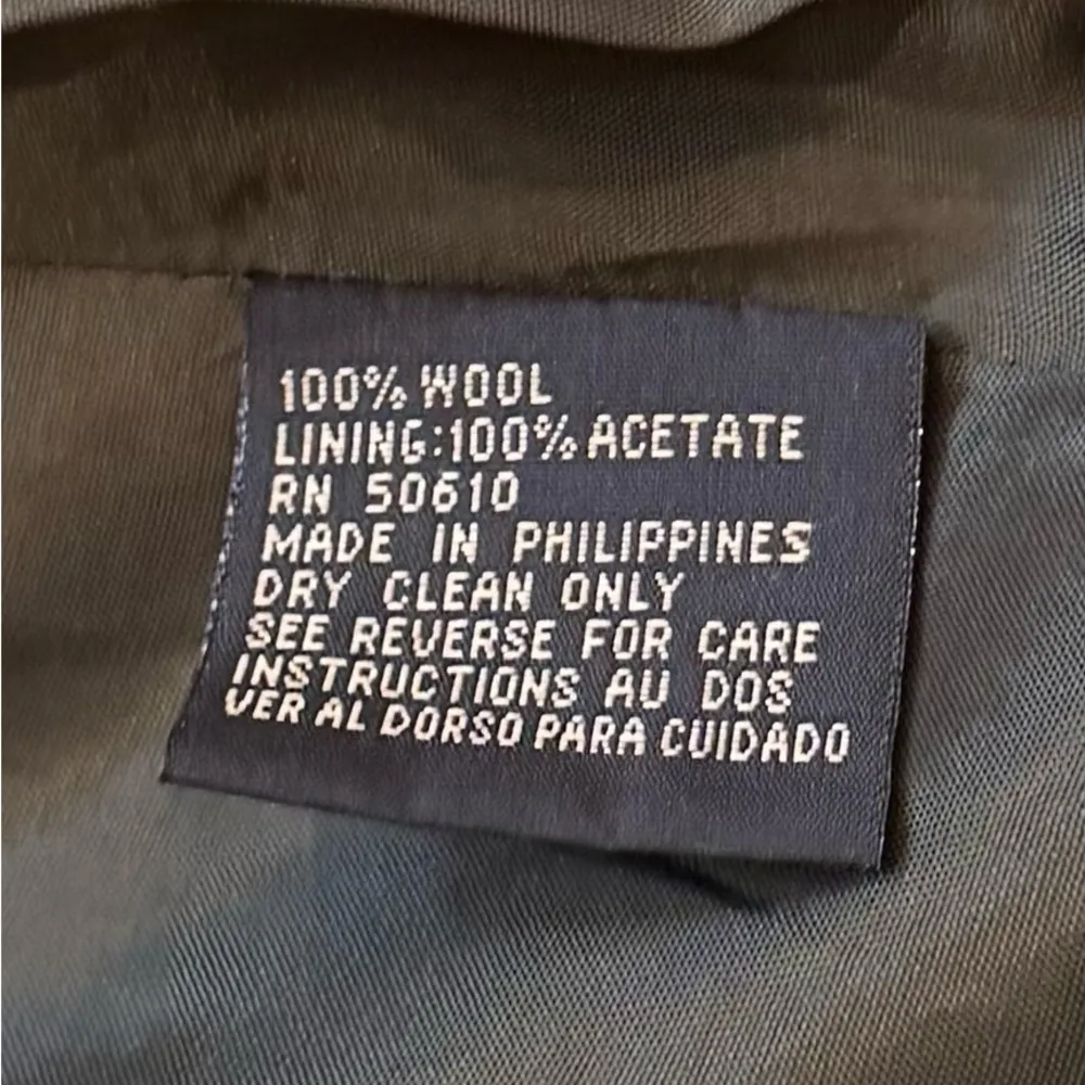 100% Wool Green Olive Blazer 8 Quiet Luxury Old Money Minimalist Workwear Kasper - Image 7