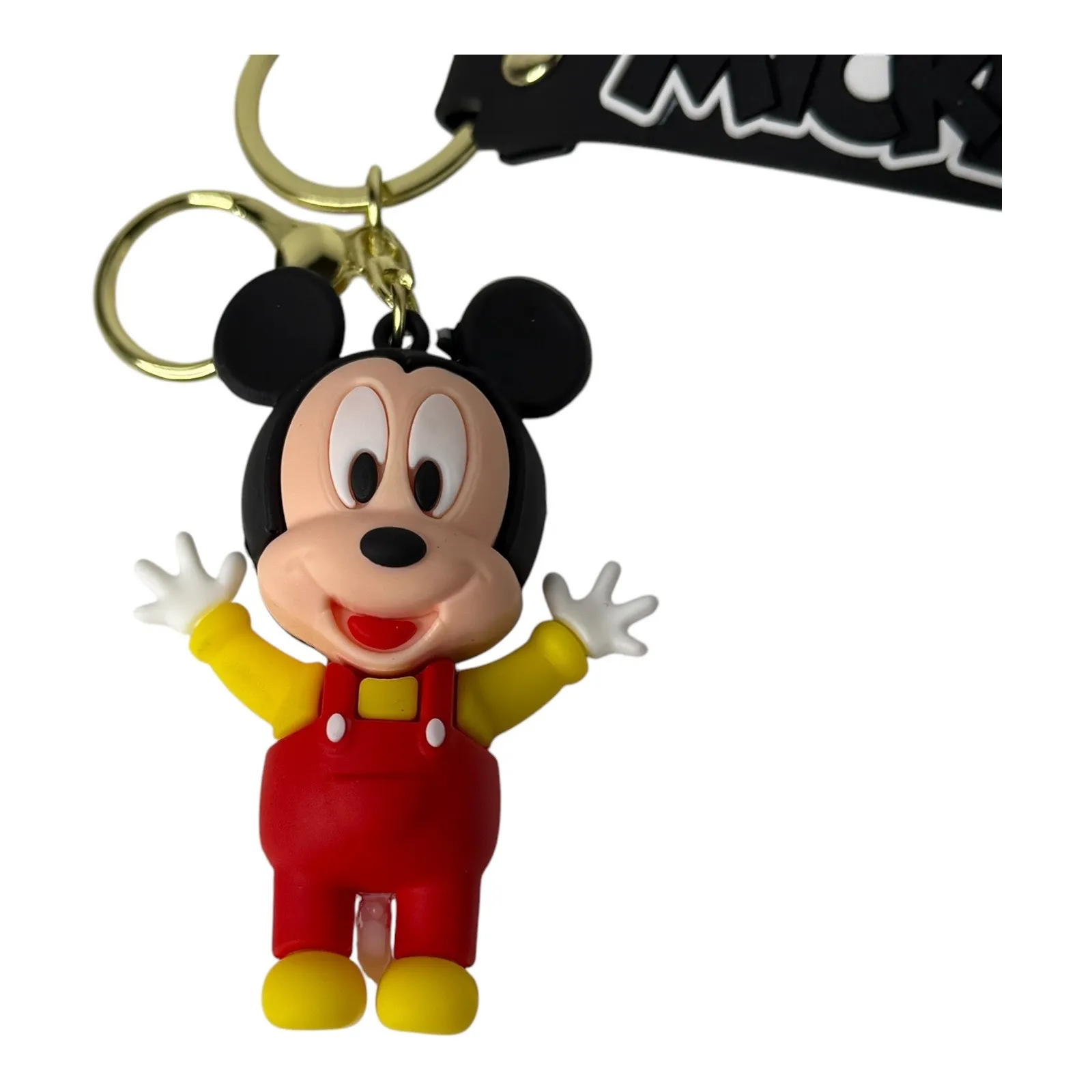 Disney Mickey Mouse Wristband Keychain Key Clip Purse Fob Backpack Car Decor New - Image 2