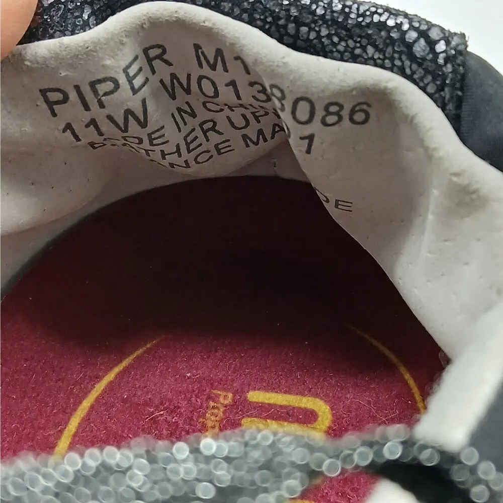 Munro Piper Athletic Shoes Womens Sneakers Size 11W Black Lace Up Low Top Active - Image 5