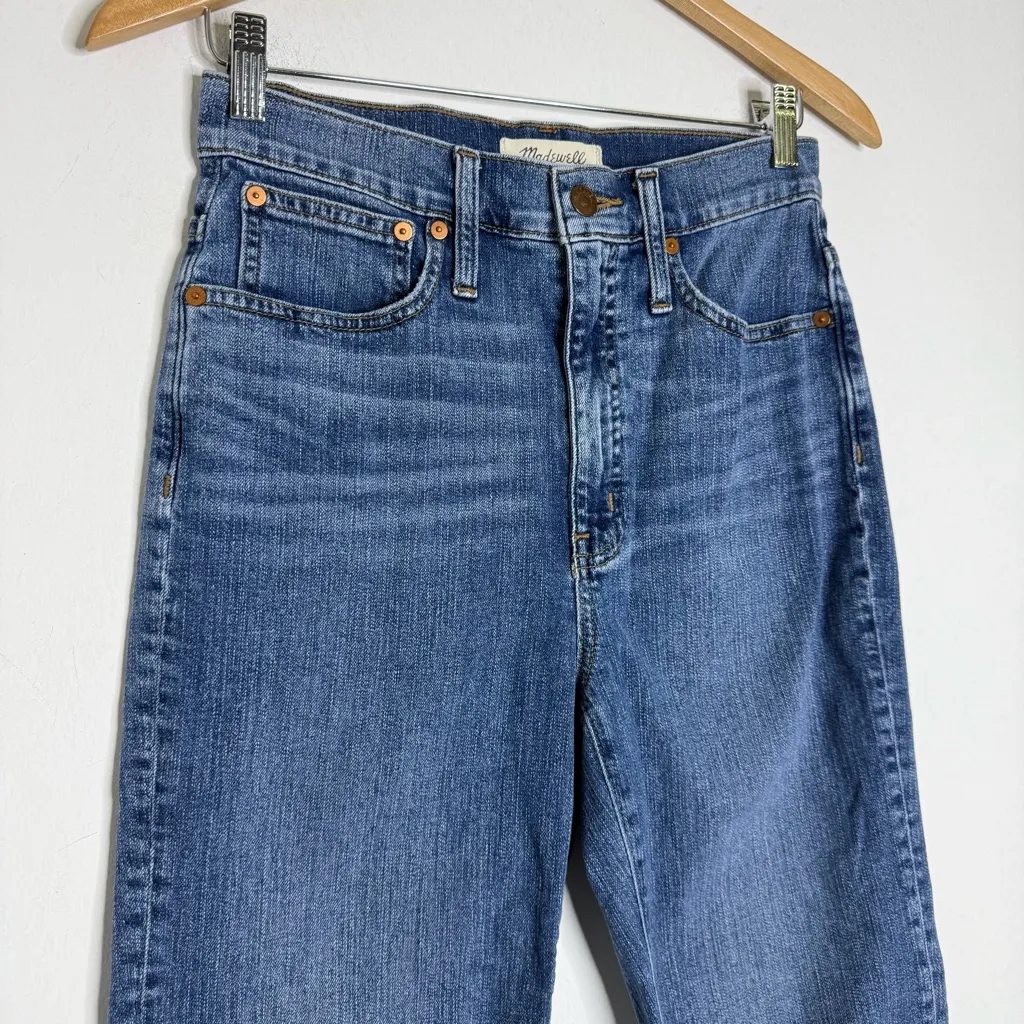 Madewell Women’s Classic Straight Jean Coldbrook Wash High Rise Size 26 - Image 10