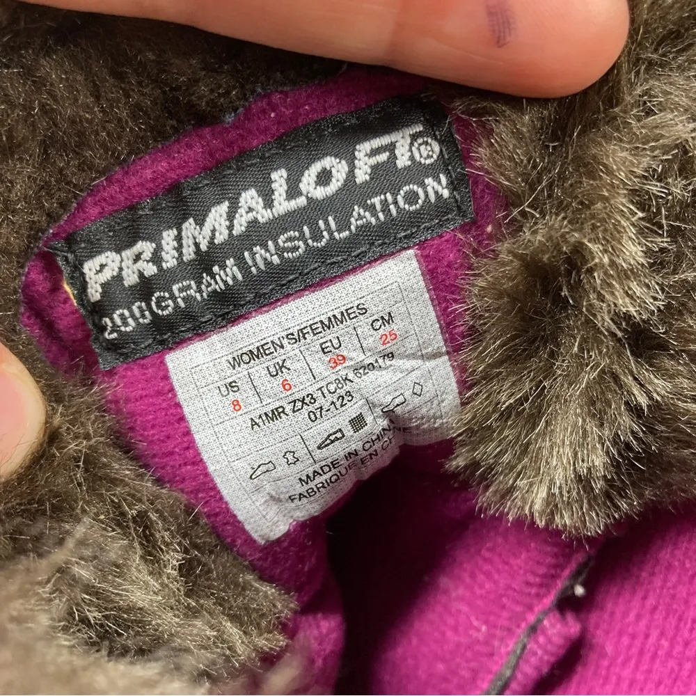 The North Face | Brown Primaloft 200 Gram Insulation Suede Abby Winter Boots - Image 4