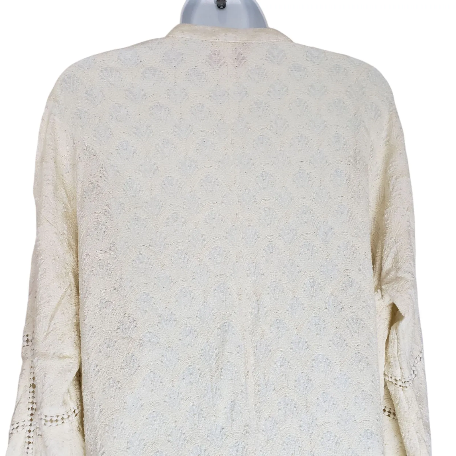 Show Me Your Mumu Journey Tunic Top Womens Small Midsummer Ivory Rayon - Image 11