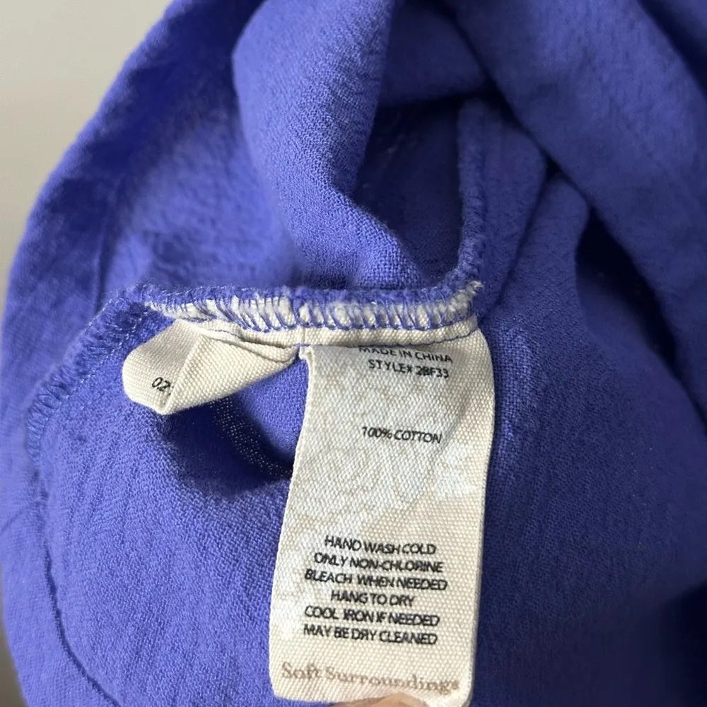 NWT Soft Surroundings Benedetta Gauze Jacket Medium - Image 7