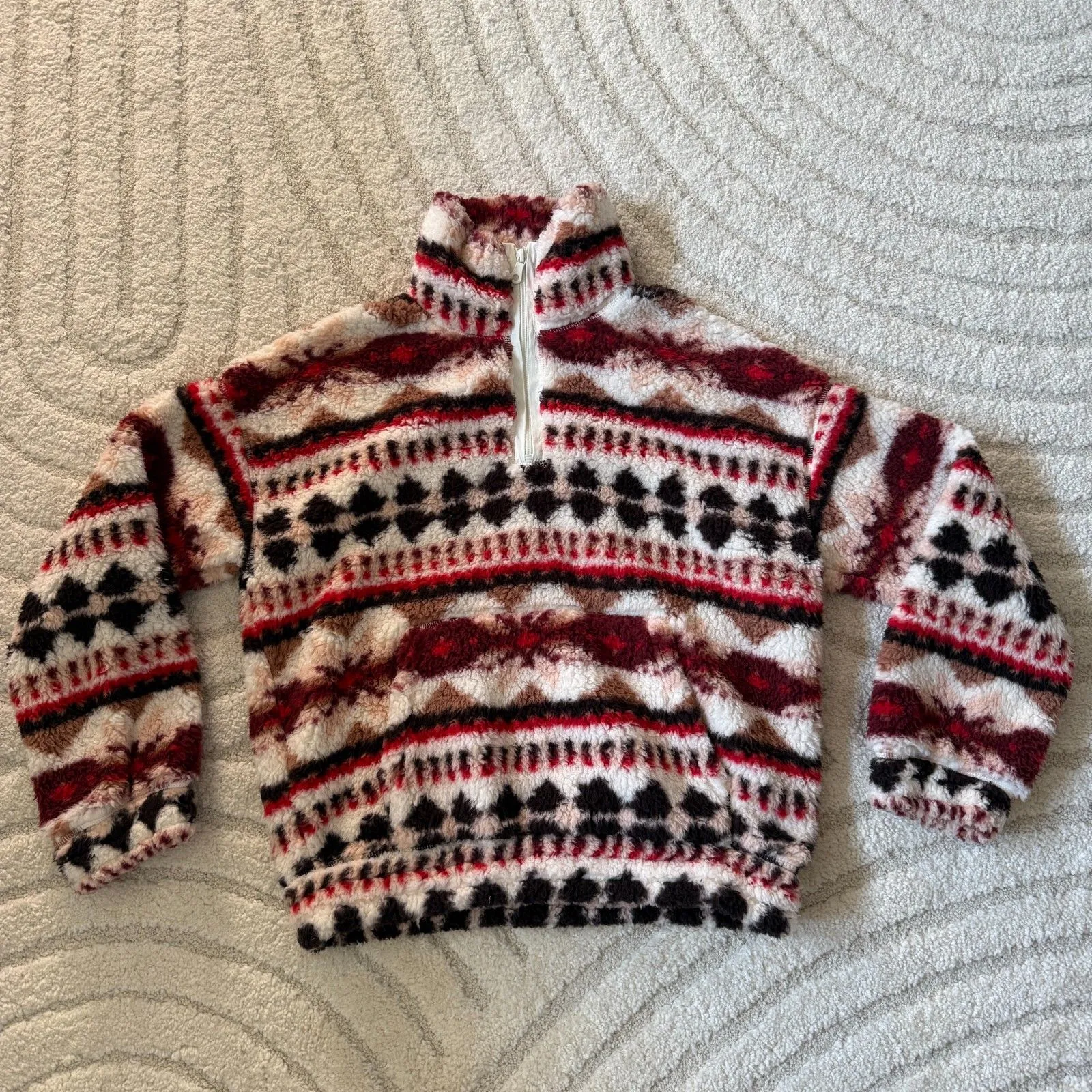 Aerie Offline Sherpa Pullover Size Small - Image 3