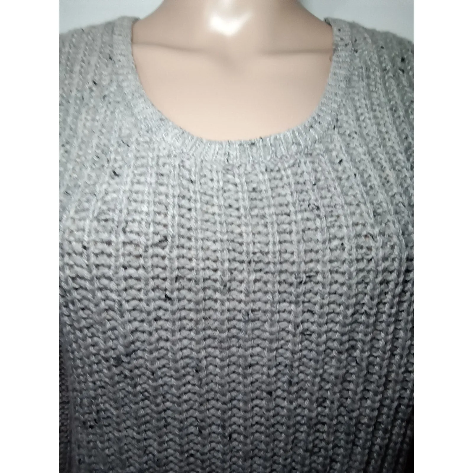 Ruby Moon sz sm gray crop sweater wool‎ blend - Image 3