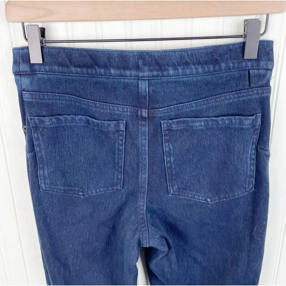 Spanx Twilight Dark Wash Denim Jean-ish Leggings FL0115 Women's Size Small - Image 4