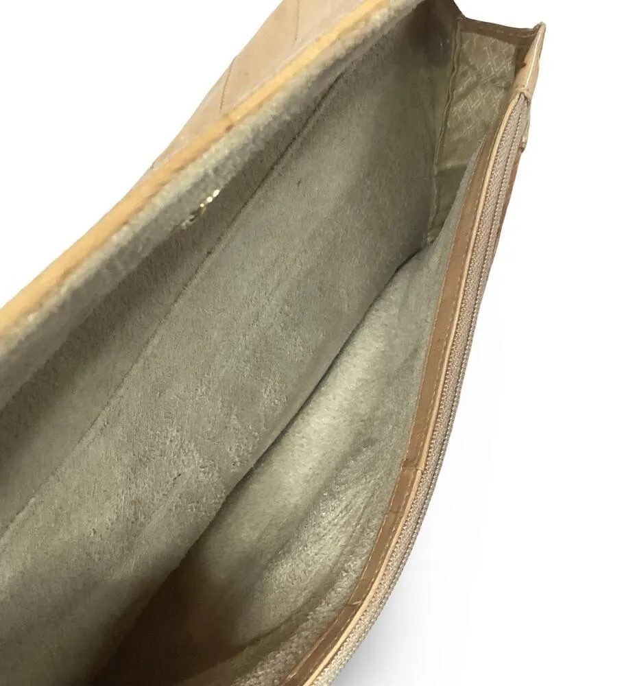 Vintage Eel Skin Clutch Blue - Image 6