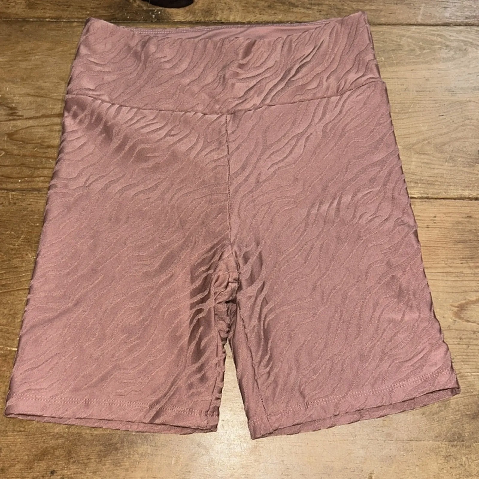 Twenty Montreal 3D Activewear Biker Shorts Small Brown - Image 2