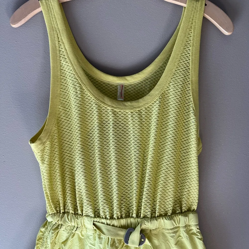 NWOT Free People Pacific Coast Hike Onsie Romper Lime Green Size Xsmall - Image 5
