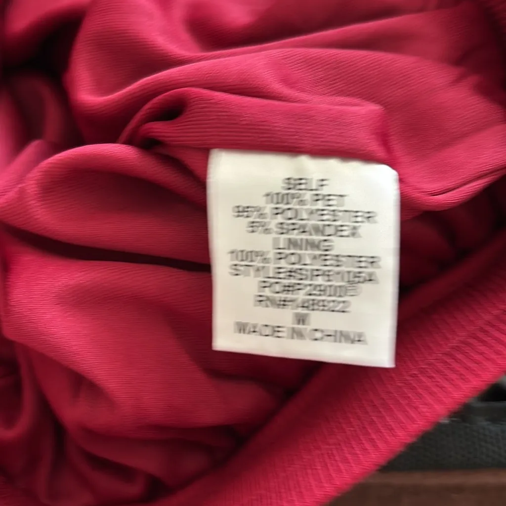 Sequin Red vine Jogger Pants Size M - Image 10