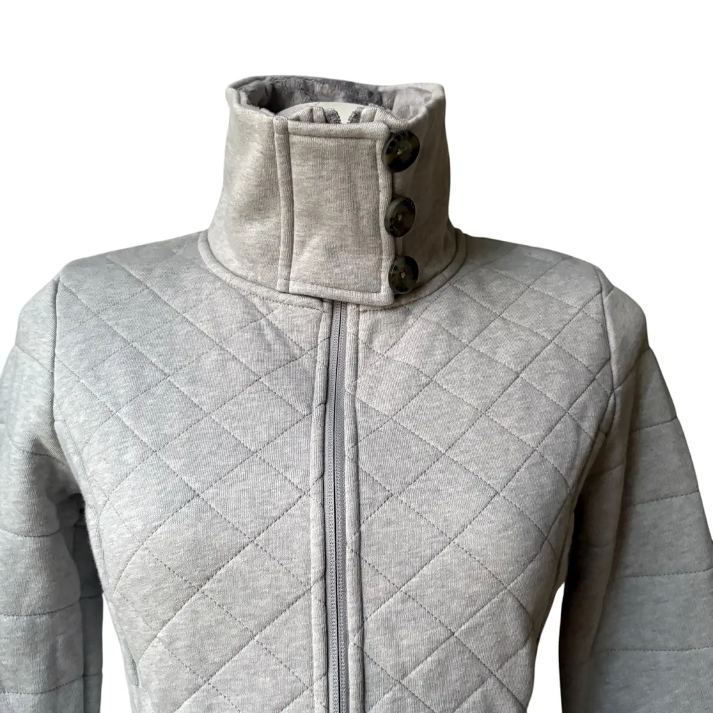 The North Face Caroluna Quilted Fleece Lined Full Zip Jacket, Sz S - Image 10