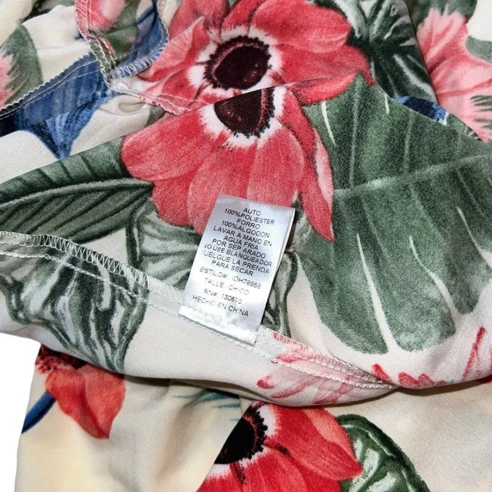 INA Summer Floral Maxi Dress Bohemian Printed Beach Dress Size Small - Image 9