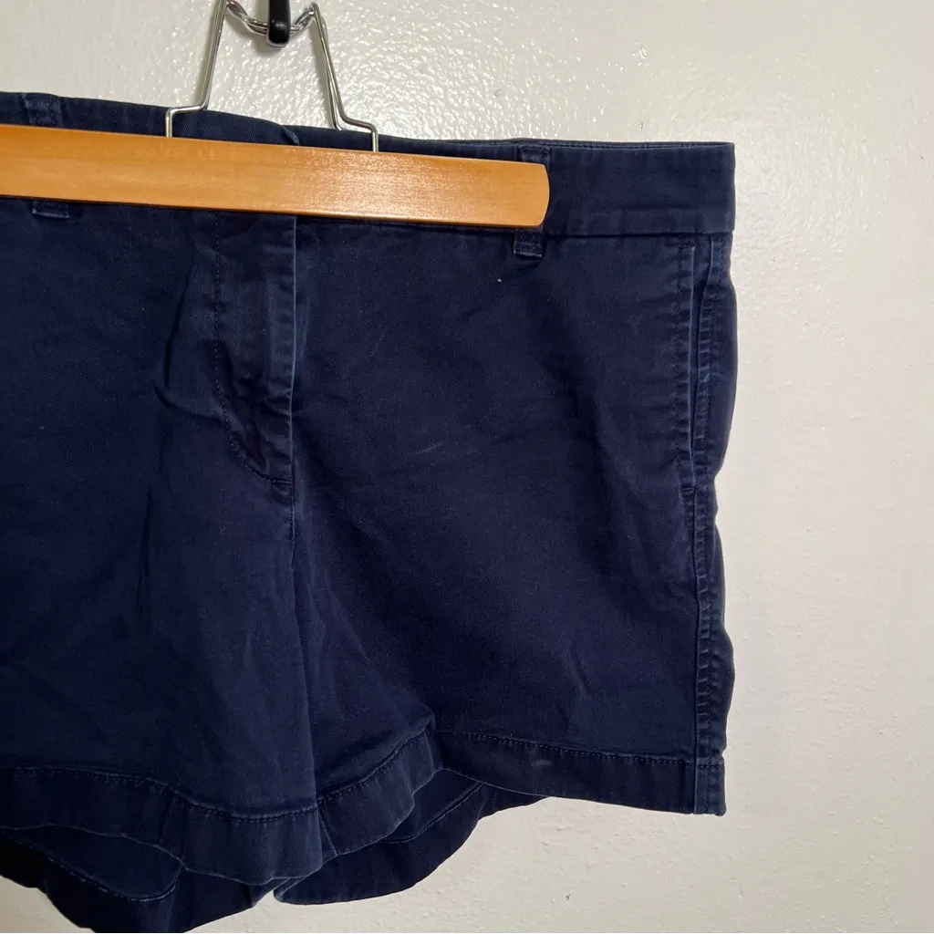 J. Crew 5” Classic Chino Short Navy Blue 8 - Image 5